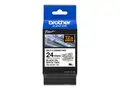 Brother TZe-SL251 - Selv-adhesiv - svart p&#229; hvitt Rull (2,4 cm x 8 m) 1 kassett(er) laminert teip - for P-Touch PT-D800W, PT-E550WSP, PT-E550WVP, PT-P900W, PT-P950NW