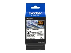 Brother TZe-SL251 - Selv-adhesiv - svart p&#229; hvitt Rull (2,4 cm x 8 m) 1 kassett(er) laminert teip - for P-Touch PT-D800W, PT-E550WSP, PT-E550WVP, PT-P900W, PT-P950NW