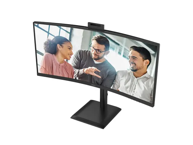 AOC CU34E4CW - LED-skjerm kurvet USB 34" 3440 x 1440 UWQHD VA 350 ...