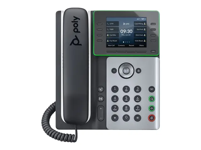 Poly Edge E350 - VoIP-telefon med anrops-ID/samtale venter treveis...