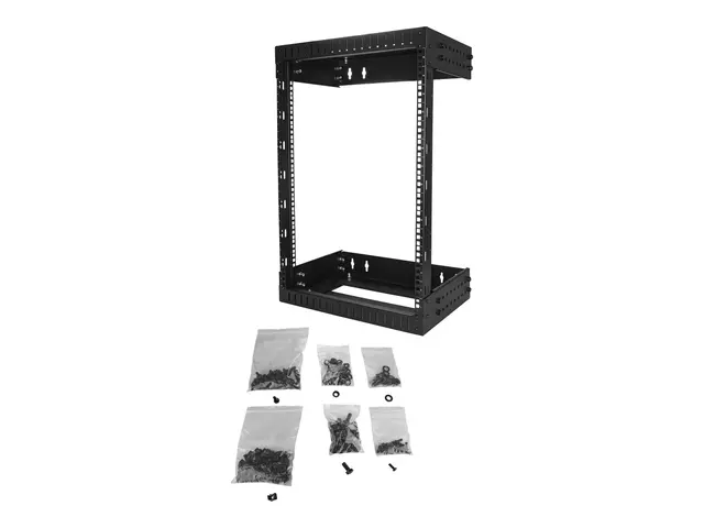Startech 15U 19" Wall Mount Network Rack, Adjustable Depth 12-20" ...