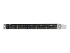 QNAP TS-h1090FU - NAS-server - 10 brønner kan monteres i rack - SATA 6Gb/s / PCIe 4.0 x4 (NVMe) - RAID 0, 1, 5, 6, 10, 50, 60, JBOD - RAM 64 GB - 25 Gigabit Ethernet / 2.5 Gigabit Ethernet - iSCSI støtte - 1U