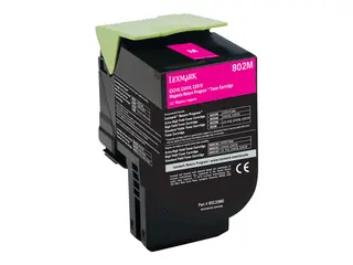 Lexmark 802M - Magenta - original - tonerpatron LCCP, LRP for Lexmark CX310dn, CX310n, CX410de, CX410dte, CX410e, CX510de, CX510dhe, CX510dthe