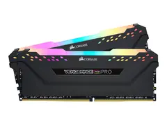 CORSAIR Vengeance RGB PRO - DDR4 sett - 32 GB: 2 x 16 GB - DIMM 288-pin - 3000 MHz / PC4-24000 - ikke-bufret