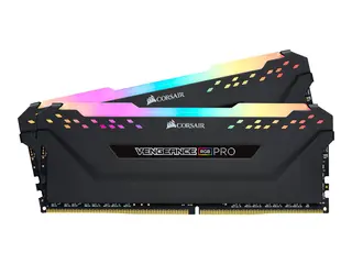 CORSAIR Vengeance RGB PRO - DDR4 sett - 32 GB: 2 x 16 GB - DIMM 288-pin - 3000 MHz / PC4-24000 - ikke-bufret