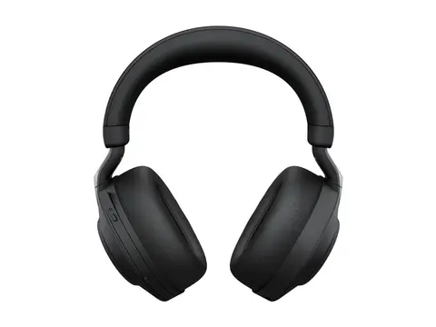 Jabra Evolve2 85 MS Stereo - Hodesett full størrelse - Bluetooth - trådløs, kablet - aktiv støydemping - 3,5 mm jakk - lydisolerende - svart - Certified for Microsoft Teams