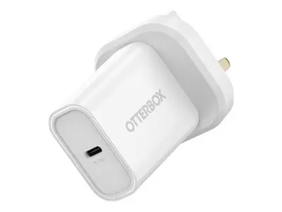OtterBox - Strømadapter 20 watt PD (USB-C) hvit Storbritannia
