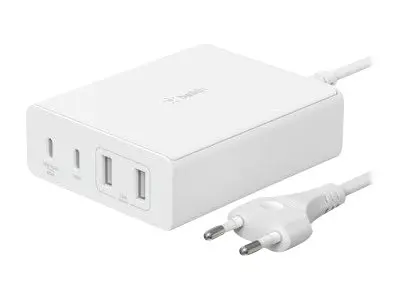 Belkin BoostCharge GaN - Strømadapter 108 watt 4 utgangskontakter ...