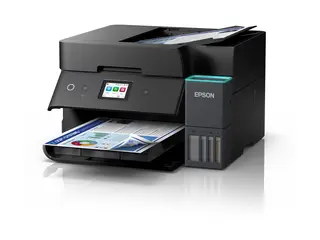 Epson EcoTank ET-4950 - Multifunksjonsskriver farge - ink-jet - ITS - A4/Letter (medie) - opp til 12 spm (kopiering) - opp til 18 spm (trykking) - 250 ark - 33.6 kbps - Wi-Fi(ac), USB, LAN - svart