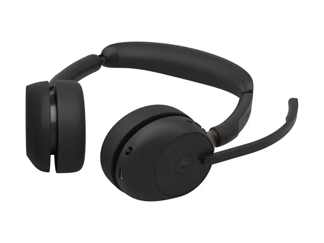 Jabra Evolve3 65 MS - hodesett - USB-A via Bluetooth-adapter, USB-C 