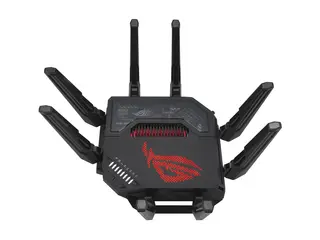 ASUS ROG Rapture GT-BE98 - Tr&#229;dl&#248;s ruter 6-porters svitsj 10GbE, 5GbE, 2.5GbE, 802.11be - WAN-porter: 2 Quad-Band