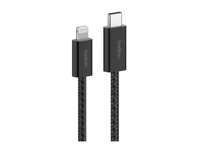 Belkin BoostCharge - Lightning-kabel USB-C hann til Lightning 1.5 ...