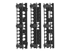 Eaton Tripp Lite Series Open Frame Rack 6ft Vertical Cable Manager 3in Wide Rackkabelstyringskanal med deksel - svart