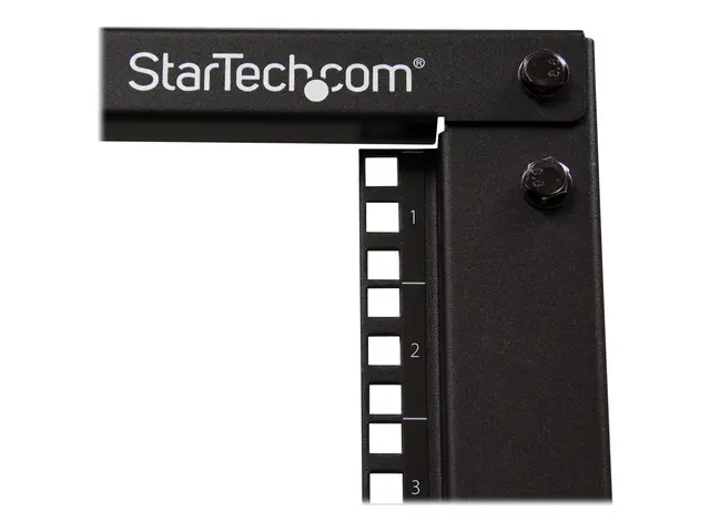 Startech 15U 19" Open Frame Server Rack, 4 Post Adjustable Depth 2...