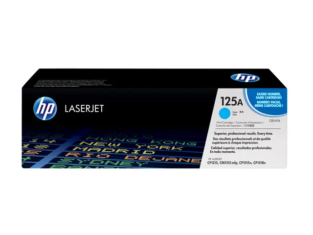 HP 125A - Cyan original LaserJet tonerpatron (CB541A) for Color CM...