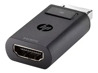 HP DisplayPort to HDMI Adapter - Video adapter DisplayPort hann til HDMI hunn - for EliteBook 8770; ProBook 64X G4, 650 G5; ZBook 14 G2, 14u G4, 15 G2, 15u G2, 15u G4, 17 G3