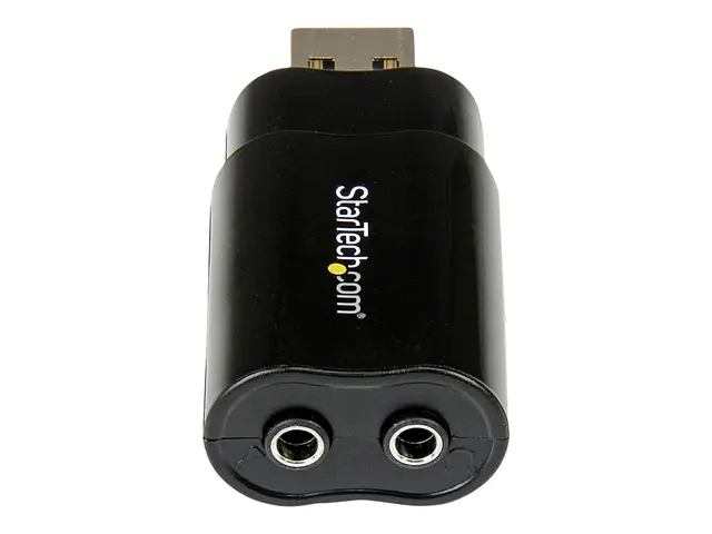 StarTech.com USB Sound Card - 3.5mm Audio Adapter - External Sound...