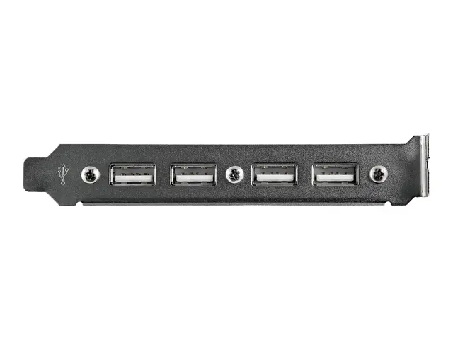 StarTech.com 4 Port USB A Female Slot Plate Adapter - panel pin Ty...