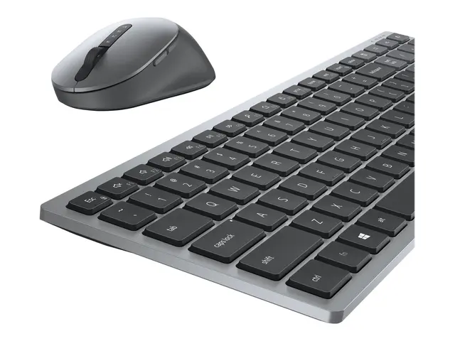 Dell Multi-Device KM7120W - Tastatur- og mussett trådløs 2.4 GHz, ...