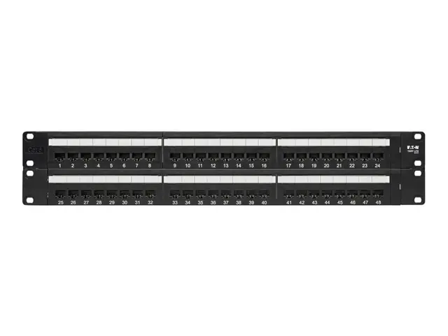 Eaton Tripp Lite Series 48-Port Cat6 Cat5 Patch Panel Rackmount 11...