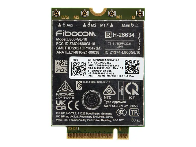 Intel XMM 7560 R+ - trådløs mobilmodem 4G LTE Advanced Pro
