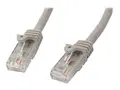 Startech 7m CAT6 Ethernet Cable, 10 Gigabit Snagless RJ45 650MHz 100W PoE Patch Cord, CAT 6 10GbE UTP Network Cable w/Strain Relief, Grey, Wiring is UL Certified/TIA Category 6 - 24AWG (N6PATC7MGR) - koblingskabel - 7 m - grå