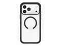 OtterBox Defender Series Pro XT - Baksidedeksel for mobiltelefon robust - MagSafe-samsvar - polykarbonatlag, termoplastisk elastomer (TPE) - m&#248;rk side (klar / svart) - for Apple iPhone 17 Pro Max