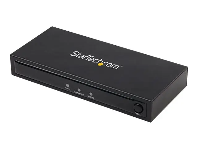StarTech.com S-Video or Composite to HDMI Converter with Audio - 7...