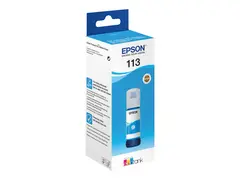 Epson EcoTank 113 - 70 ml - cyan - original blekkrefill - for EcoTank ET-16150, 16650, 5150, 5170, 5800, 5850, 5880; EcoTank Pro ET-16680, 5150, 5170
