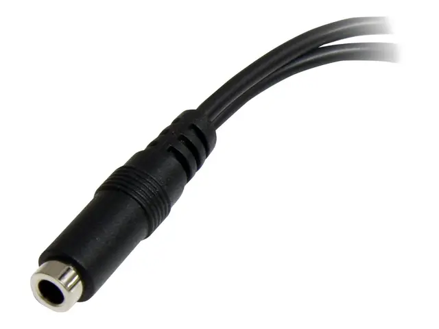 StarTech.com 3.5mm 4 Position to 2x 3 Headset Splitter Adapter - F...