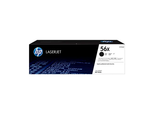 HP 56x - Høy ytelse - svart - original - LaserJet - tonerpatron (C...