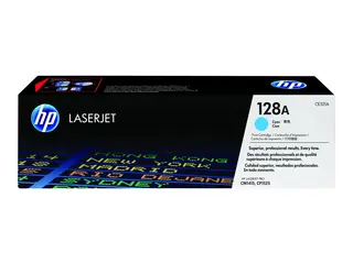 HP 128A - Cyan - original - LaserJet - tonerpatron (CE321A) for Color LaserJet Pro CP1525n, CP1525nw; LaserJet Pro CM1415fn, CM1415fnw