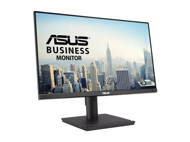 ASUS BE249CGN - LED-skjerm - 24" (23.8" synlig) 1920 x 1080 Full HD (1080p) @ 120 Hz - IPS - 350 cd/m² - 1500:1 - HDR10 - 5 ms - HDMI, DisplayPort, USB-C - høyttalere - svart 