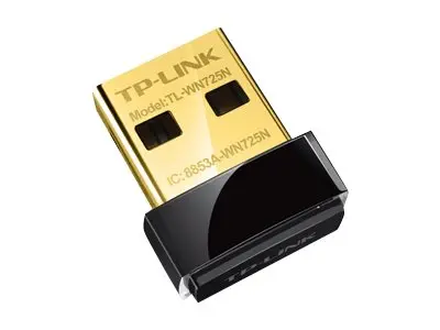 TP-Link TL-WN725N - Nettverksadapter - USB 2.0 - 802.11b/g/n