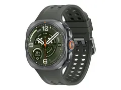 Samsung Galaxy Watch Ultra2 - 47 mm - titanium sølv smartklokke med marinebånd - oliven - båndbredde: M/L - display 1.52" - 64 GB - NFC, Bluetooth, Wi-Fi, LTE - 4G - 61.5 g