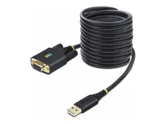 STARTECH.COM 10ft/3m USB to Null Modem Serial Adapter Cable COM Retention FTDI