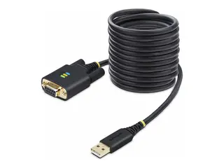 STARTECH.COM 10ft/3m USB to Null Modem Serial Adapter Cable COM Retention FTDI