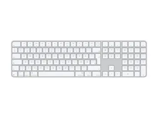 Apple Magic Keyboard with Touch ID and Numeric Keypad Tastatur - USB-C - tr&#229;dl&#248;s - Bluetooth - QWERTY - Dansk - hvite taster