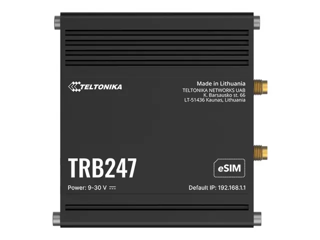 Teltonika TRB247 - Gateway - 100Mb LAN, RS-232, RS-485 - LTE - 3G, 4G