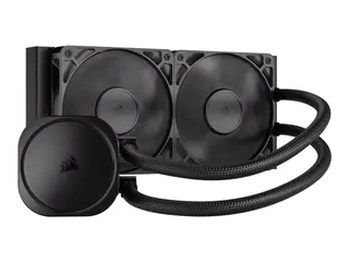 CORSAIR Nautilus 240 RS - Væskekjølesystem for prosessor Radiatorstørrelse: 240 mm - (for: LGA1851, LGA1700, AM5, AM4) - kobber - 120 mm