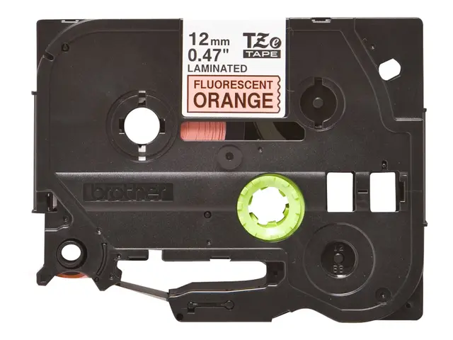 Brother TZe-B31 - Svart på fluorescerende oransje Rull (1,2 cm x 5...