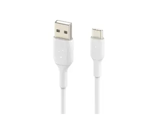 Belkin BoostCharge - USB-kabel - USB-C (hann) til USB (hann) 3 m - hvit