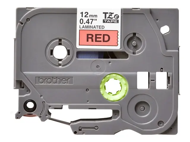 Brother TZe-431 - Svart på rødt Rull (1,2 cm x 8 m) 1 kassett(er) ...