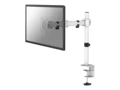 Neomounts NM-D135 - Monteringssett full bevegelse - for LCD-skjerm - hvit - skjermst&#248;rrelse: 10&quot;-30&quot; - klemmemonterbar, malje, skrivebordsmonterbar