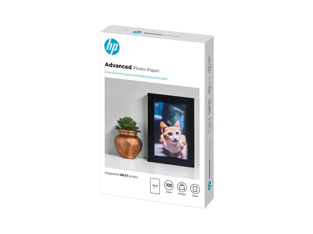 HP Advanced Glossy Photo Paper - Blank - 100 x 150 mm - 250 g/m² -...
