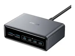 Anker Prime - Strømadapter - GaN 200 watt - 5 A - 6 utgangskontakter (4 x USB-C, 2 x USB)