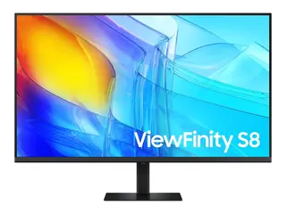 Samsung ViewFinity S8 S37D800EAU S80D Series - LED-skjerm - 37&quot; - 3840 x 2160 UHD @ 60 Hz - VA - 350 cd/m&#178; - 3000:1 - HDR10 - 5 ms - HDMI, DisplayPort - svart