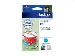 Brother LCLC22UC - XL - cyan - original - blekkpatron for Brother DCP-J785DW, MFC-J985DW