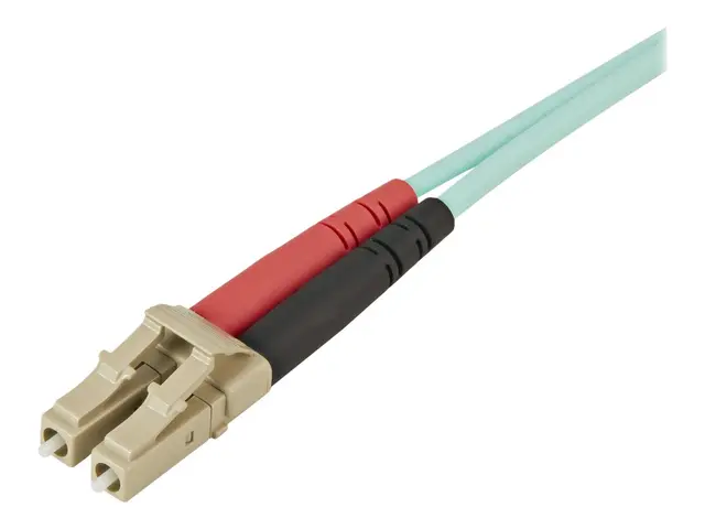 StarTech.com Aqua OM4 Duplex Multimode Fiber - 2m / 6 ft - 100 Gb ...