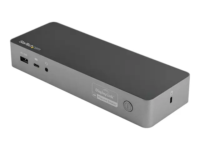 StarTech.com USB-C & USB-A Dock, Hybrid Universal Laptop Docking S...